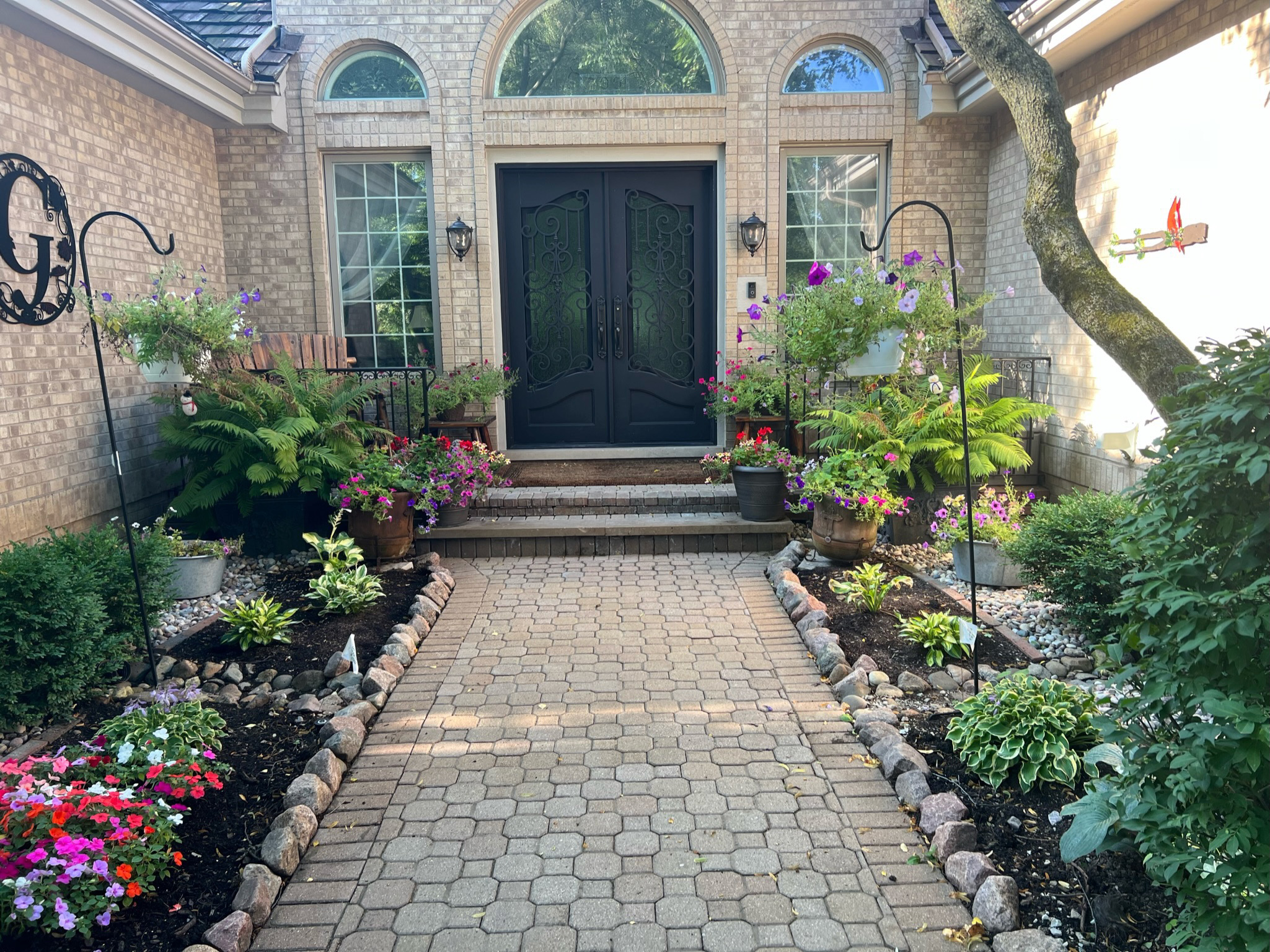 paved entryway